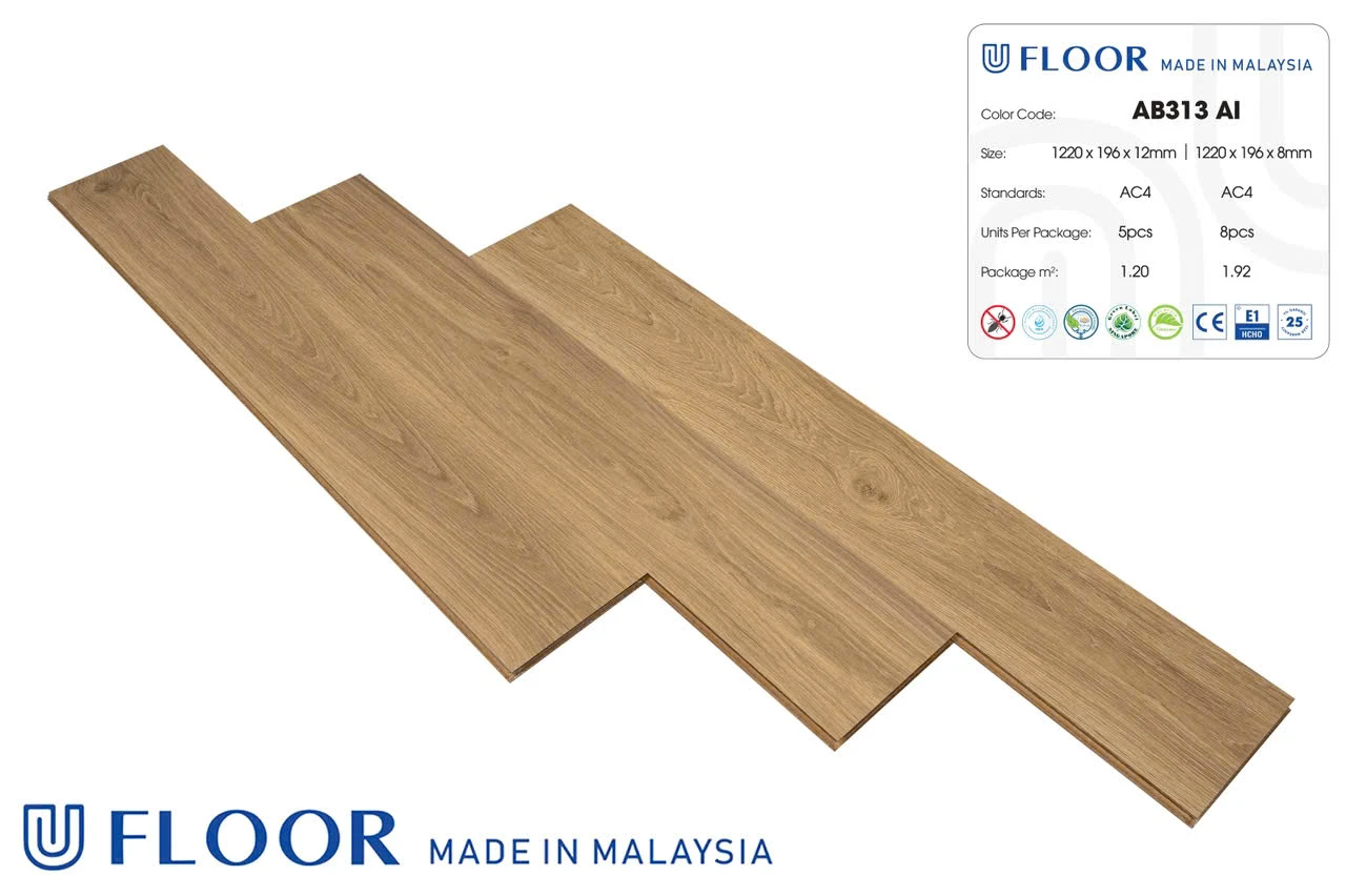 Sàn Gỗ Ufloor 313/12mm