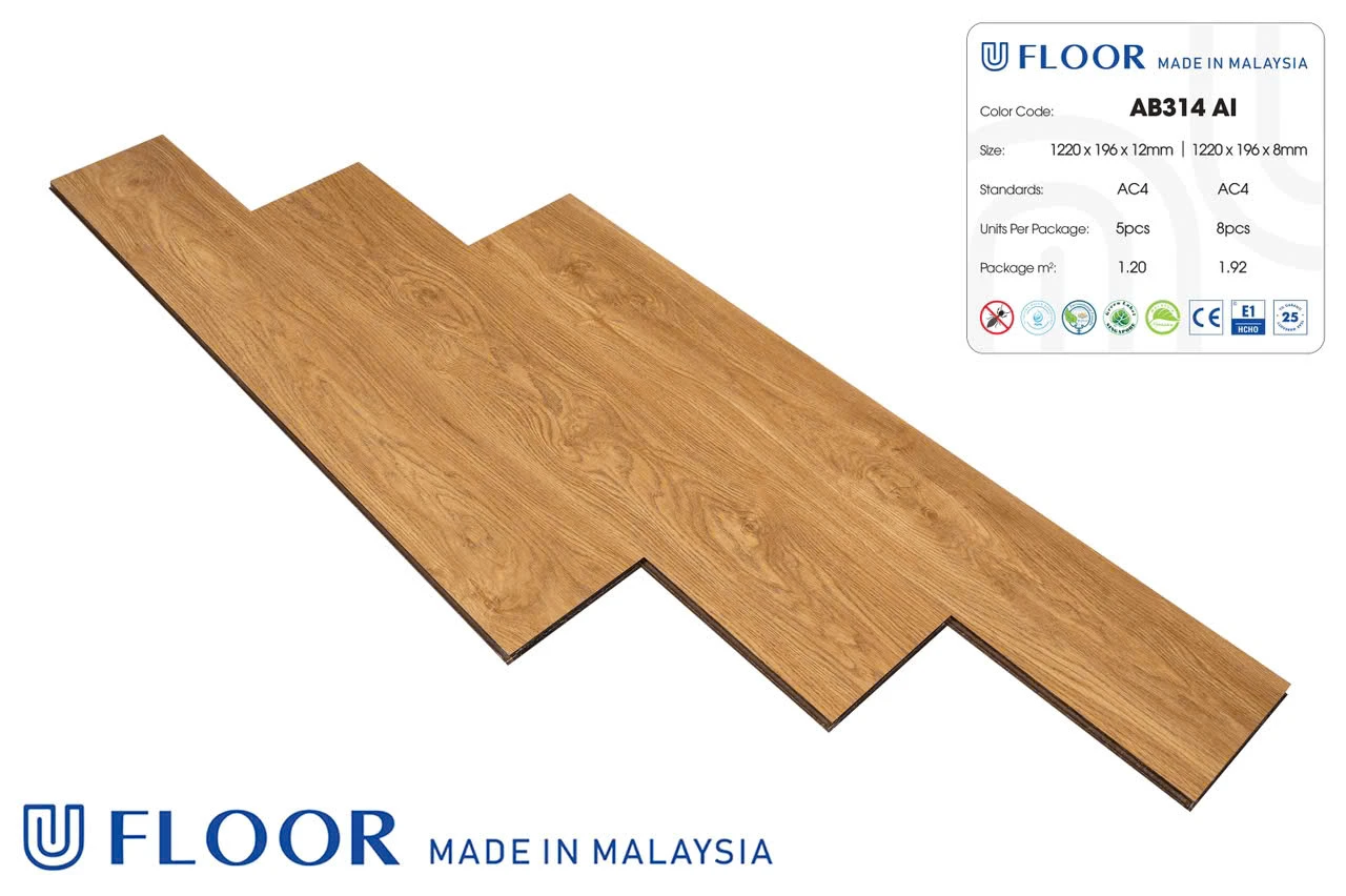 Sàn Gỗ Ufloor 314/12mm