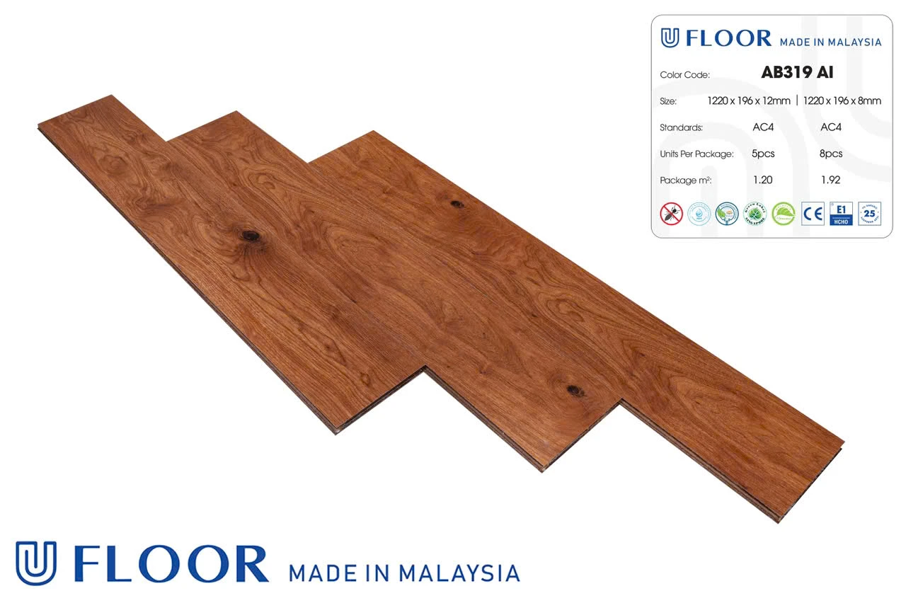 Sàn Gỗ Ufloor 319/12mm