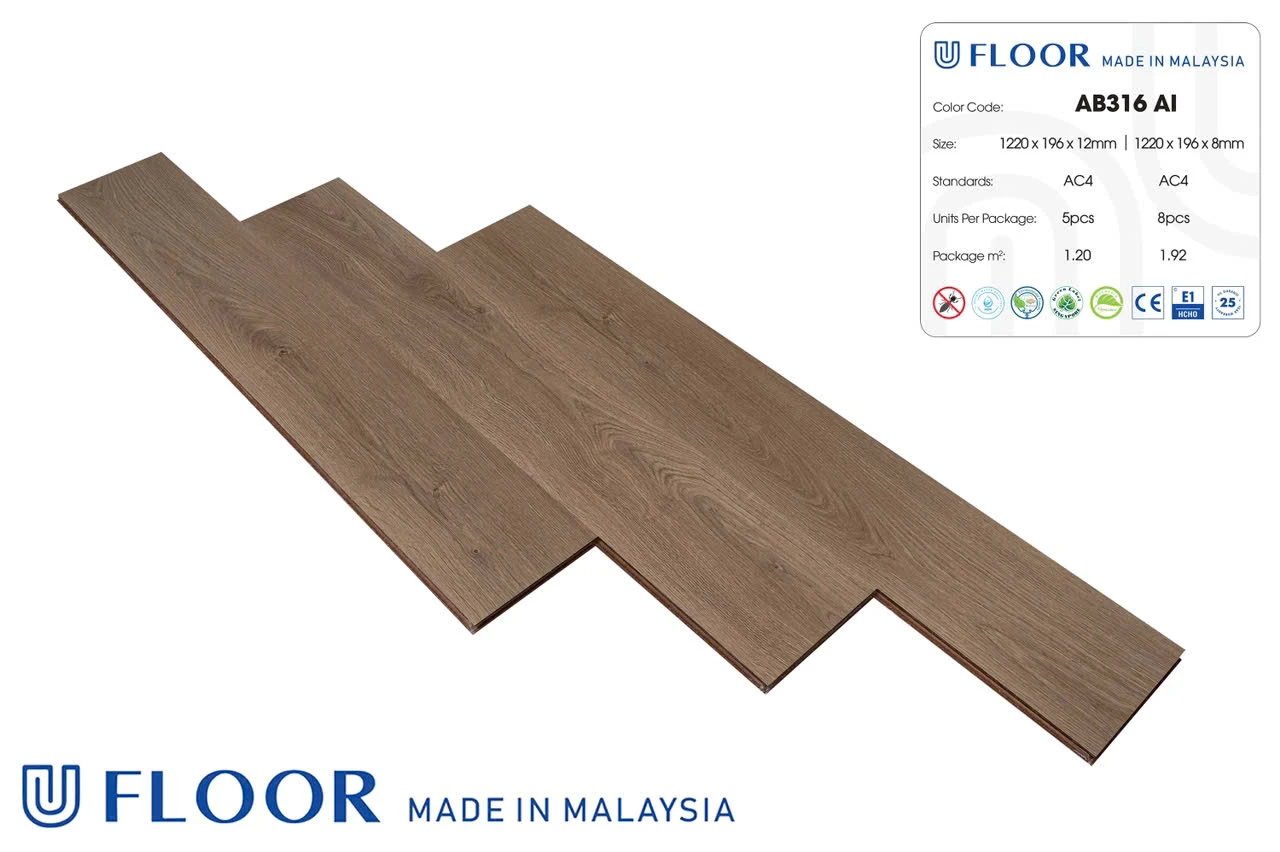 Sàn Gỗ Ufloor 316/12mm