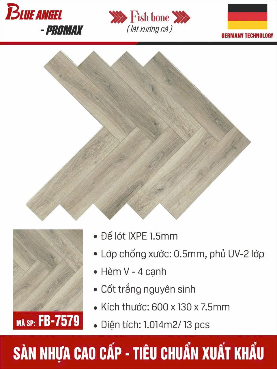 Blue Angle Fish bone - FB 7579