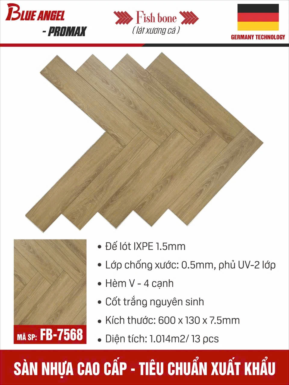 Blue Angle Fish bone - FB 7568