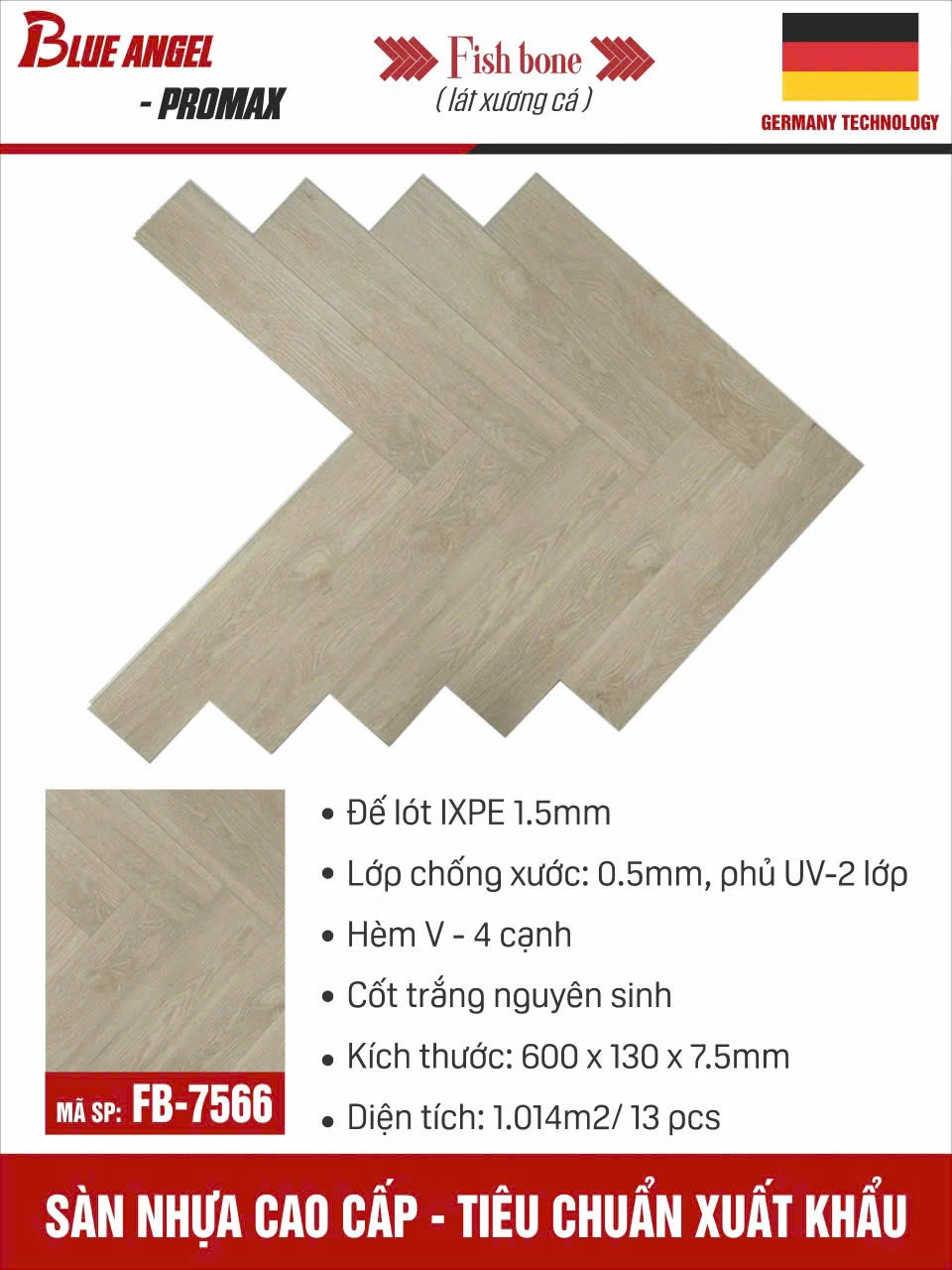 Blue Angle Fish bone - FB 7566