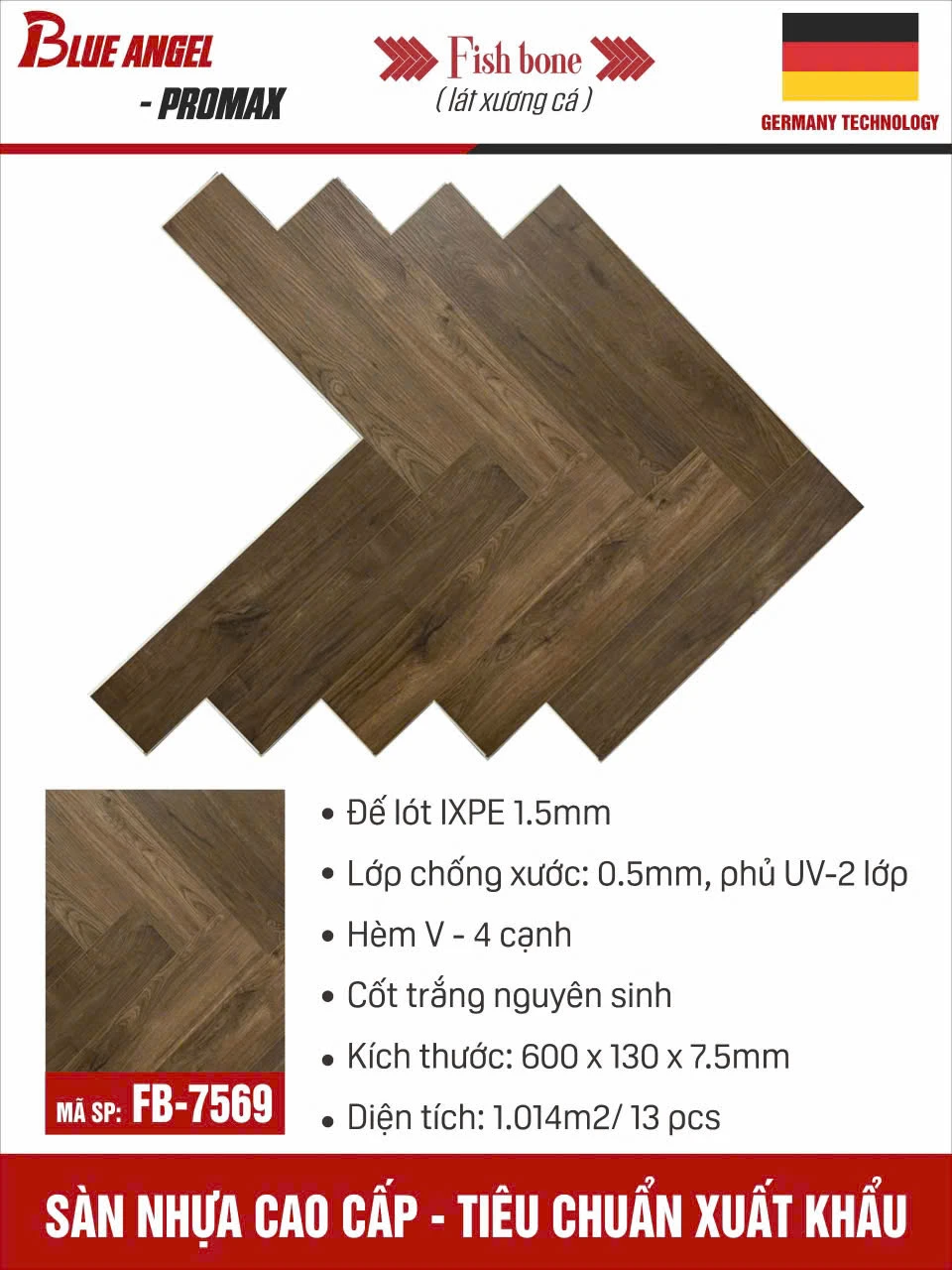 Blue Angle Fish bone - FB 7569