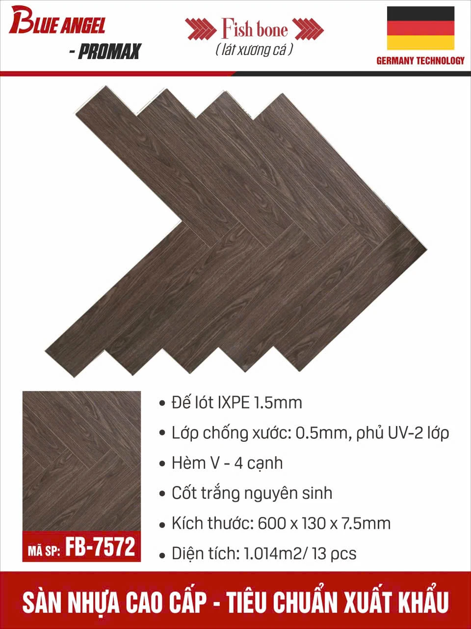 Blue Angle Fish bone - FB 7572